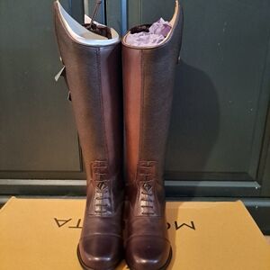 Shire's Moretta Gianna Tall Riding Boots Brown Size 7